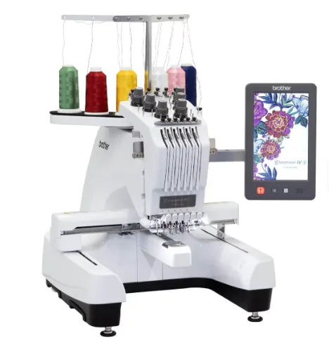PR680W Embroidery Machine Free Stand for Choice Free PRCF5 Cap Frame Free PE Design 11 Software New Condition