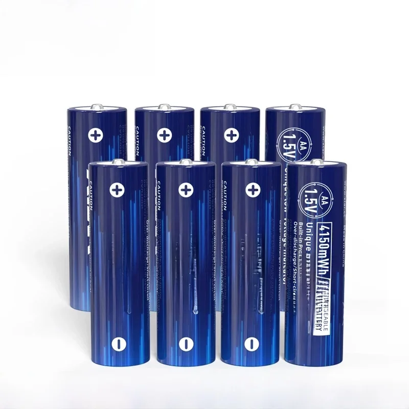 XTAR AA 4150mWh 2500mAh 1.5V Li-Ion Oplaadbare Batterij Lithium Batterijen met Smart LED Indicator Top Batterij VOOR Klok Muis - afbeelding 2