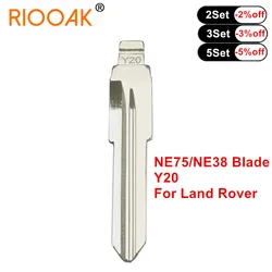 10 pz KD VVDI Remote Uncut Car Key Blade Blank Y20 NE75 NE38 Blade per Land Rover