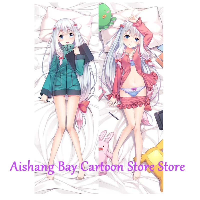 

Подушка Наволочка Аниме Dakimakura Eromanga Sensei, двустороннее украшение для тела в натуральную величину