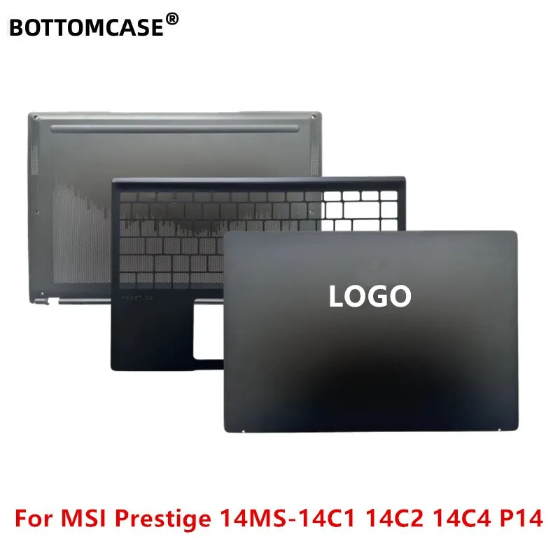 

BOTTOMCAS 95%New For MSI Prestige 14MS-14C1 14C2 14C4 P14 LCD Back Cover Laptop Upper Case Palmrest Cover Bottom Bsse Cover