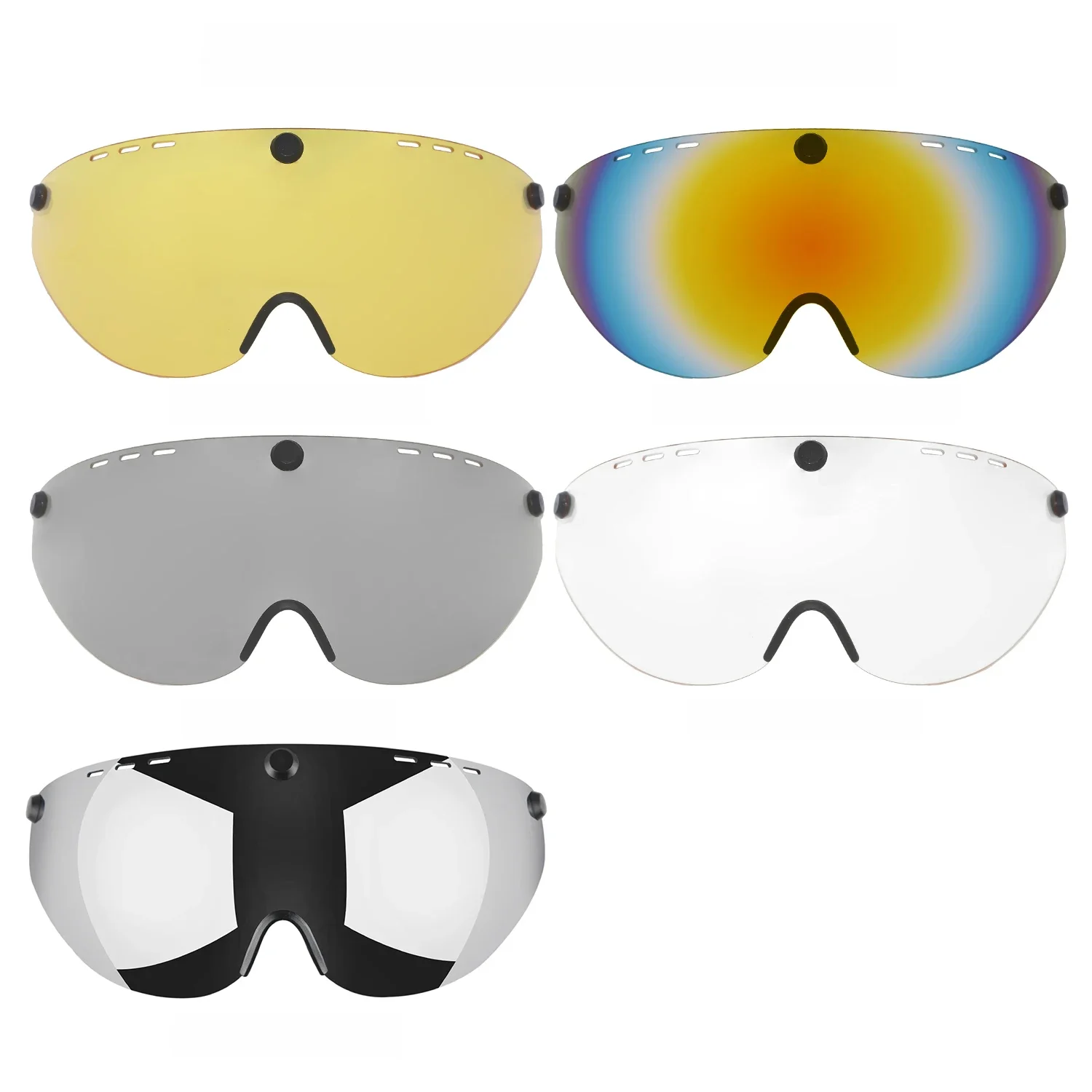 AliExpress WALGUN Road Mtb Bike Helmet Cycling Glasses Visor Accessories Aero Bicycle Helmet Goggles Anti Uv Lens Transparent Gray Yellow Silver