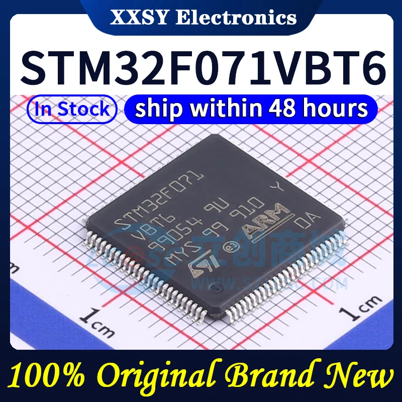 STM32F071C8T6 STM32F071CBT6 STM32F071RBT6 STM32F071VBT6 STM32F071V8T6 ، جودة ، جديدة