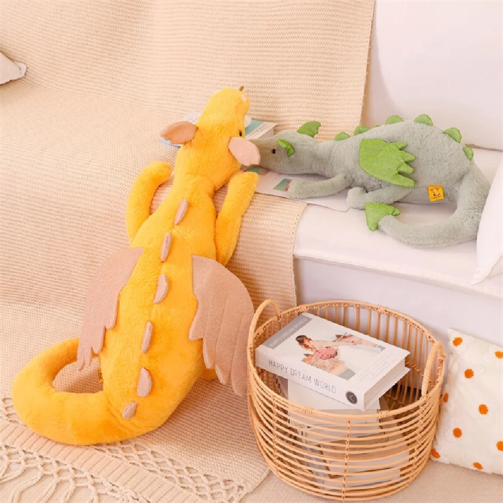 Flying Dragon Plush Snow Dragon Stuffed Animal With Wings Dragon Pterosaur Plush Lovely Pterosaur Doll Pillow Dinosaur Pillow Do