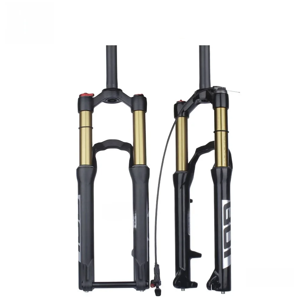 AliExpress BOLANY Mountain Bike Aluminum Alloy Front Fork 20 24 Inch Shoulder Control Suspension Air Fork Quick Release / Barrel Axle Shock