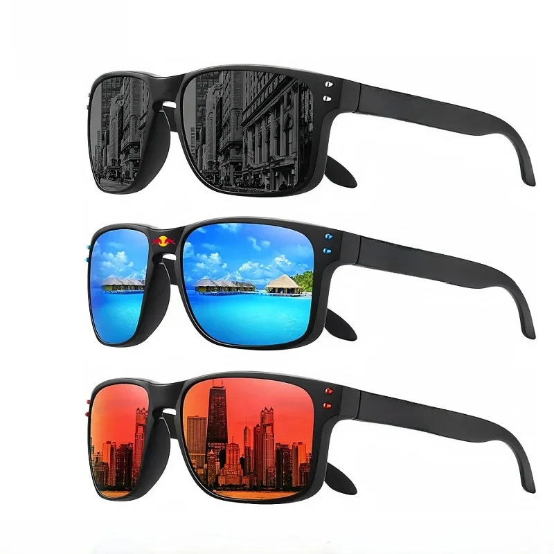 AliExpress Red Bull Fashion F1 Polarized Square Sunglasses for Men and Women High Qualiy Finish Sun Glasses UV Protection Glasses