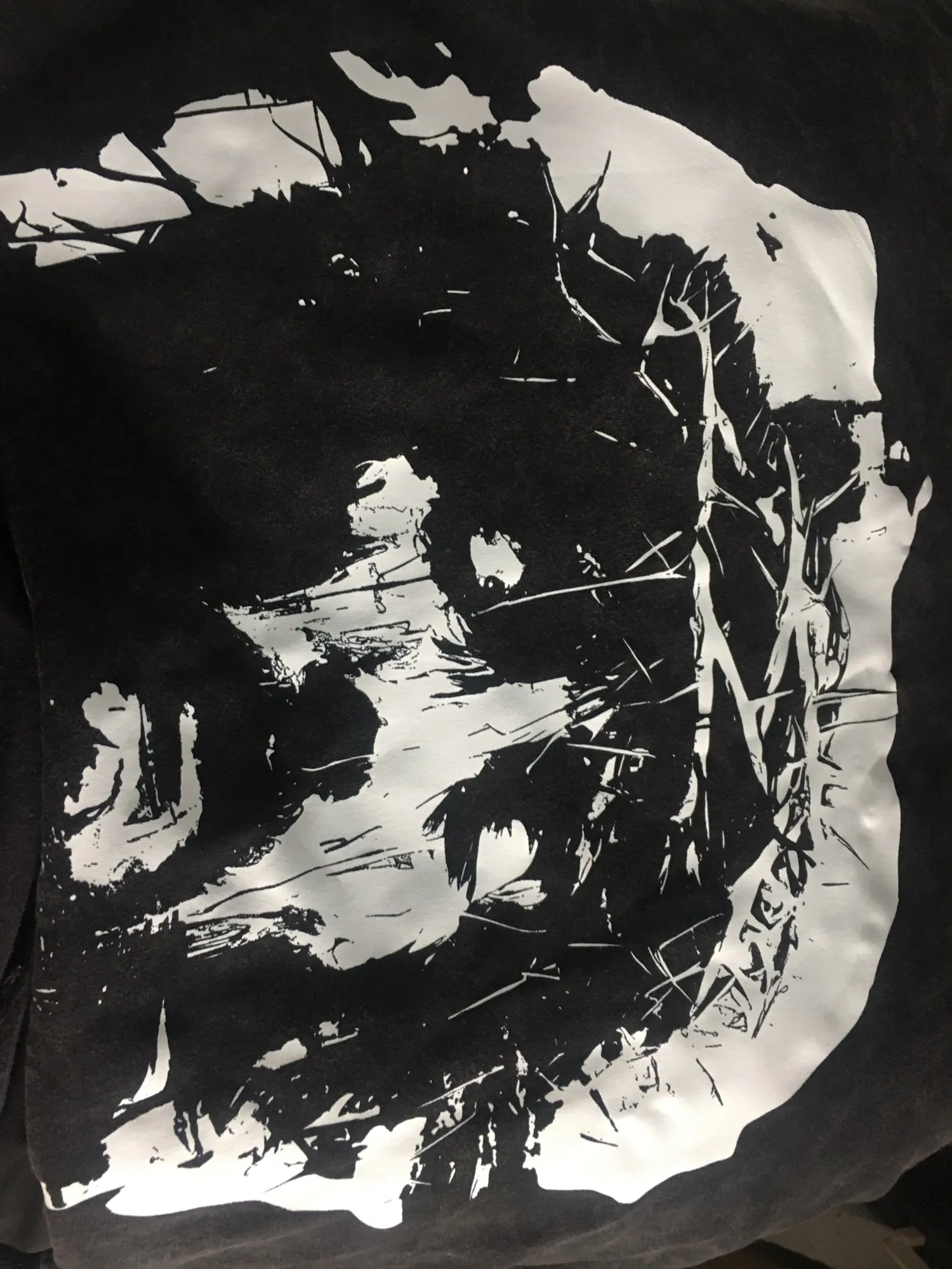 Heavy Washed Gothic Hoodie – Oversized Y2K Streetwear