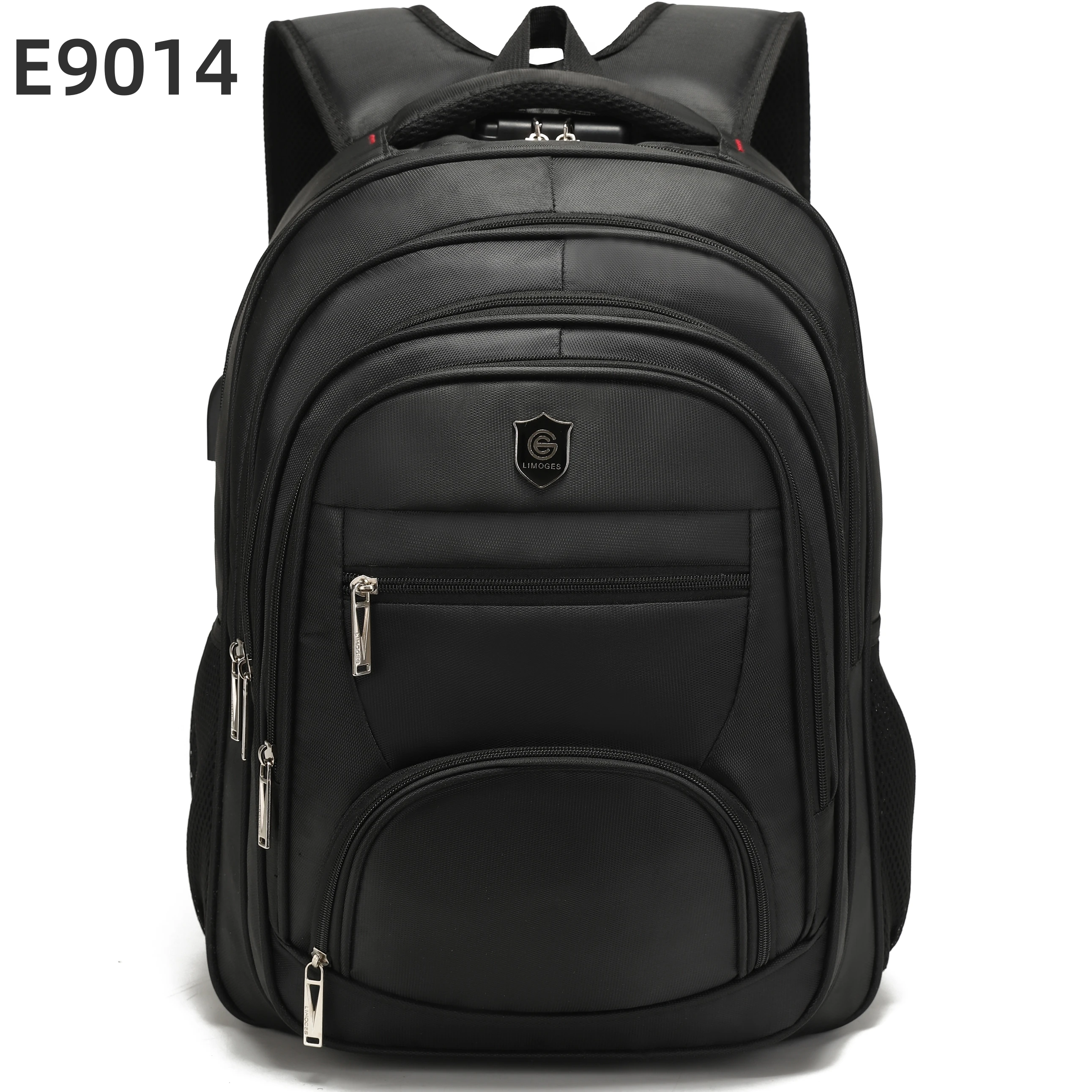 Mochila De Hombre Con Candado De Impermeable Antirrobo Mochila Puerto Usb Para Laptop Mochilas De Viaje Mochilas De Hombre De Deporte De Gran Capacidada