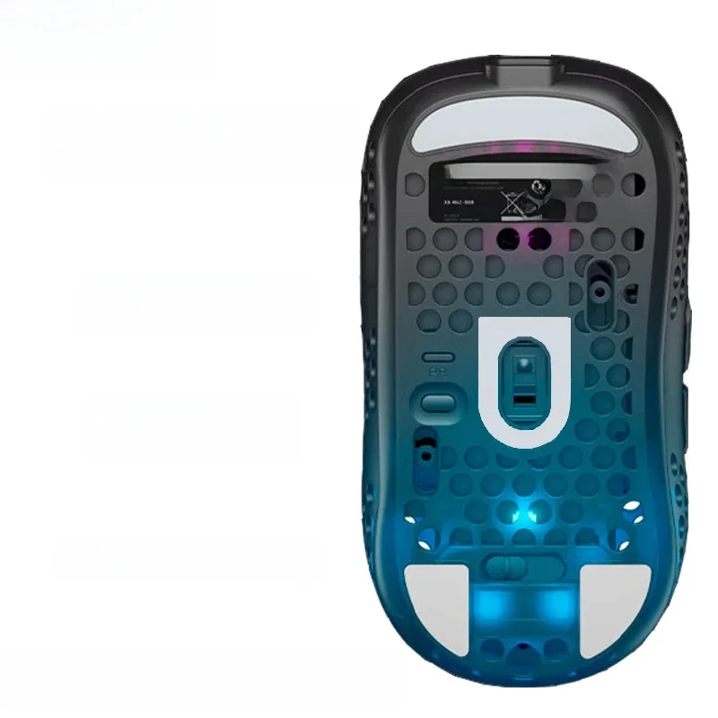 UnusualWaySports Mouse Skates Feet Xtrfy MZ1 Wireless Cambered Surface PTFE Anti Collapse Magic Ice Silver Fox