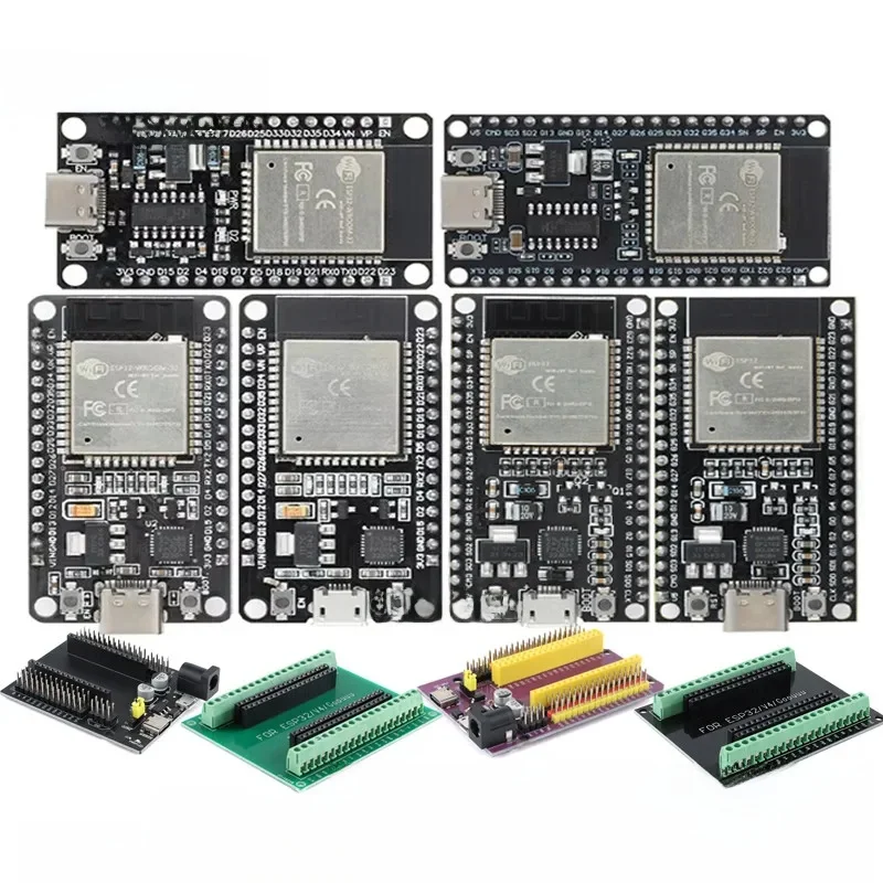 Płytka rozwojowa ESP32 WROOM-32 TYPE-C Micro-USB CH340C/CP2102 CH9102 Moduł bezprzewodowy WiFi+Bluetooth Dwurdzeniowy moduł o bardzo niskim poborze mocy — zdjęcie produktu 7
