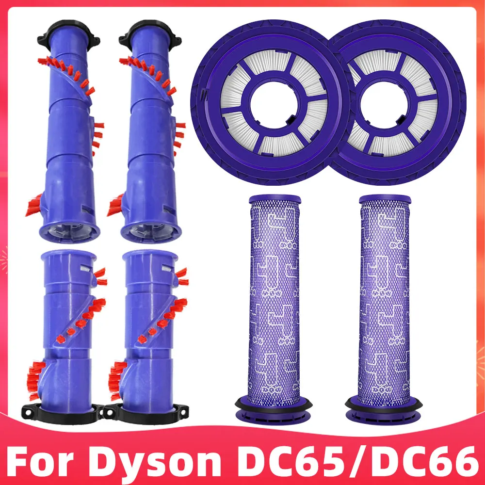 Compatible For Dyson DC65 DC66 UP13 Vacuum Cleaner Roller Spinner Brush Pre Post Filter Replacement Spare Parts Accessories