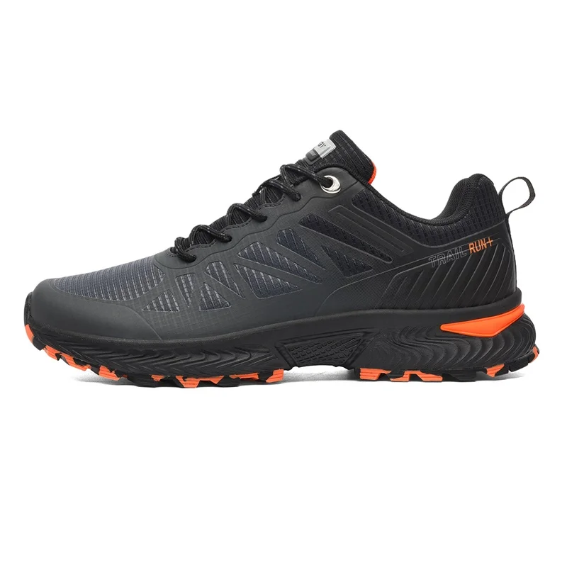 Big Size Mens Trail Running And Mountain Breathable Hiking Trekking Trainers Arch Support Walking Water Resistant Shoes
