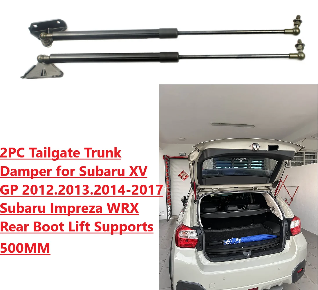 

2x подставка задней двери для Subaru XV GP Subaru Impreza WRX 2012-2017 годов подъемник задней двери багажника поддерживает газовые стойки амортизаторы поршневая пружина