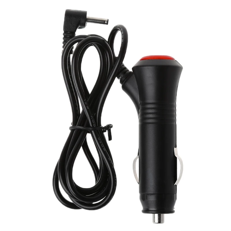 12V 3.5mm Car Adapter Charger Cigarette Lighter Power Plug Cord GPS Wire Copper Switch For Car GPS Navigation DVR Camera