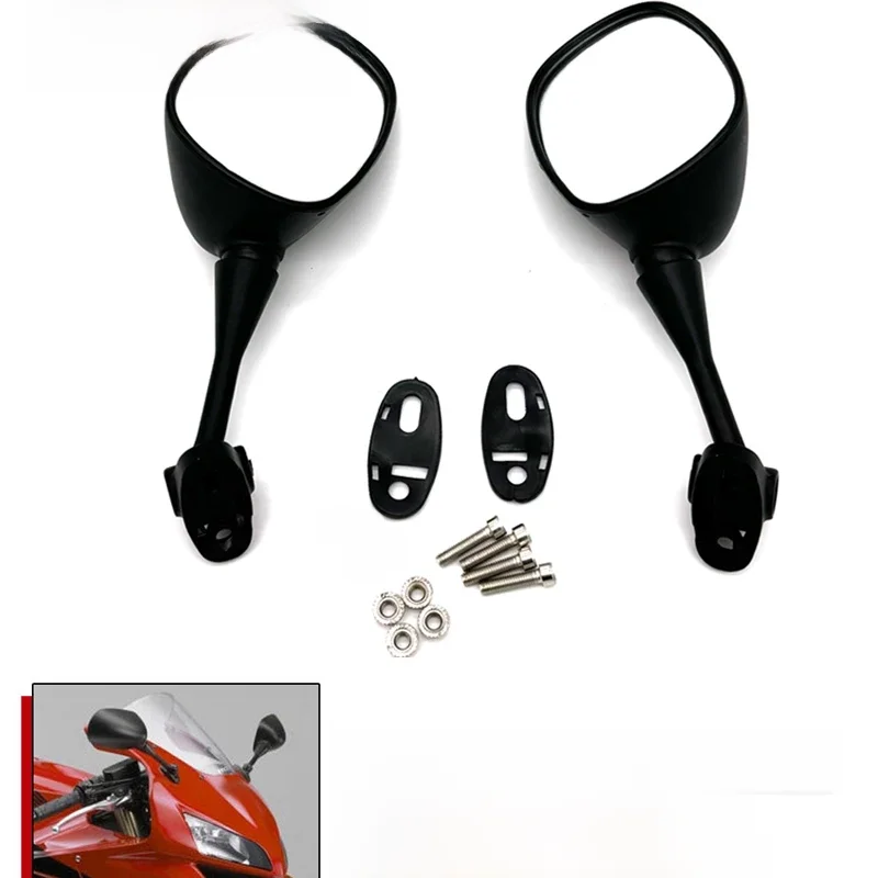 AliExpress ATVUTV MOTO Motorcycle Rearview Mirror Racing Sport Bike Back Side Mirrors For HONDA CBR600 CBR600RR CBR1000 CBR1000RR SUZUKI GSXR600