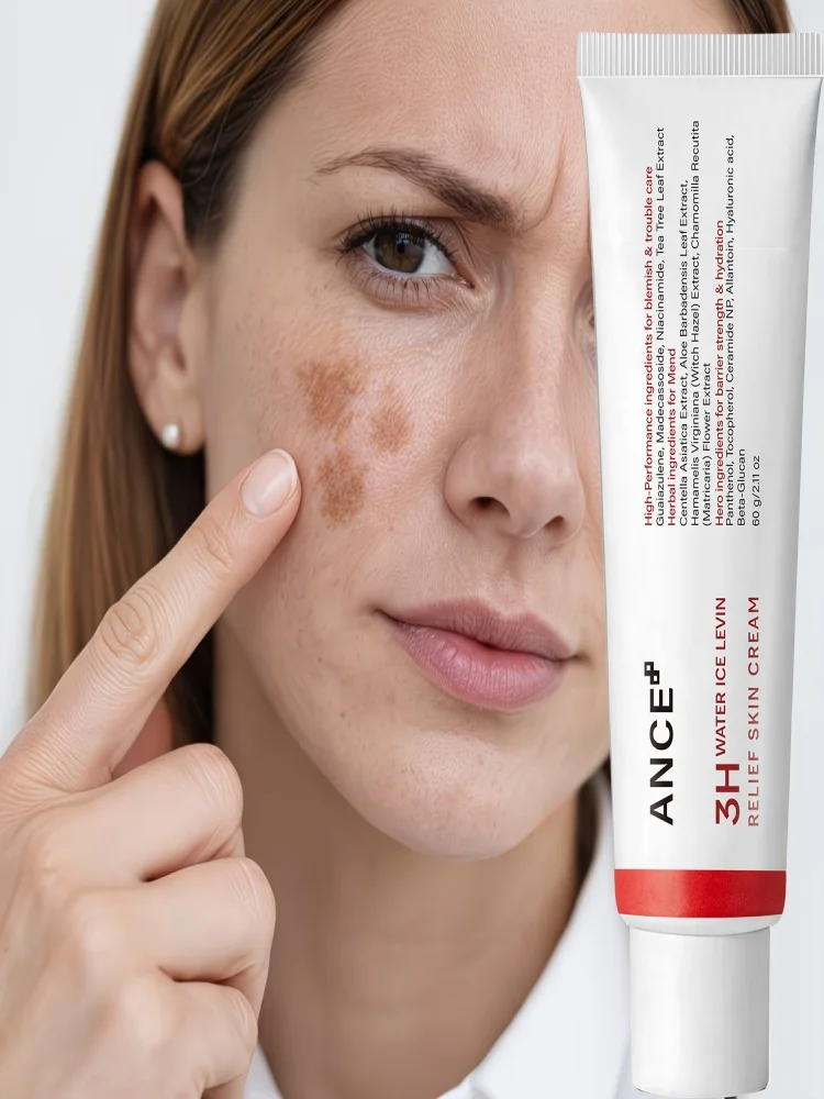 Centella Niacinamid Sanfte Pflegecreme Hydratisiert und Repariert die Hautbarriere für Ebenmäßigen Teint bei Sensibler Haut Tägliche Gesichtspflege