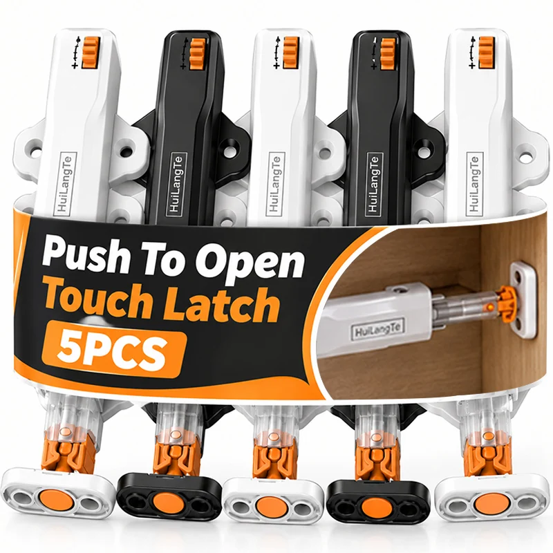 Convenient Pressure Push To Open Touch Latch Cabinet Doors Rebound Drawer Door Touch Stop Damper Buffer Push Cabinet Latches