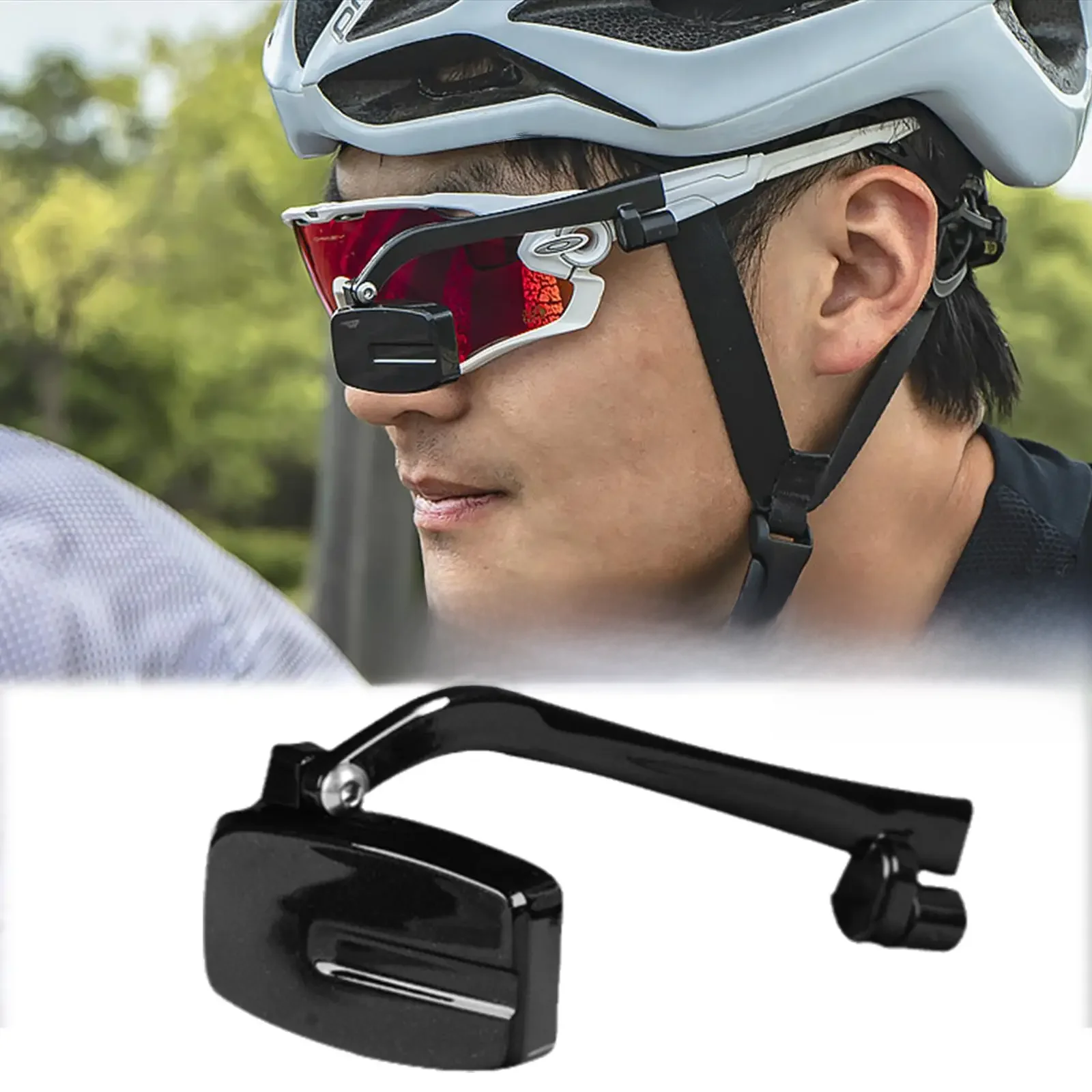 AliExpress NONE Bike Bicycle Cycling Riding Glasses Rear View Mirror 360 Rearview Adjustment Rear View Eyeglass Mount Helmet
