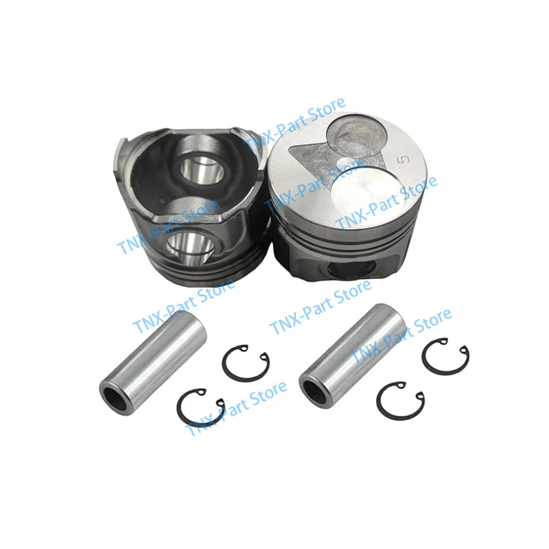 

For Kubota Z402 Piston Piston Ring For Kubota 2 Cylinder 64*2HK+1.5+3 Excavator Engine Parts STD Overhaul Rebuild Kit