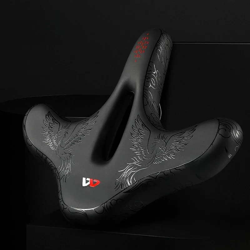AliExpress West Biking WEST BIKING Plane Widen Bike Saddle Thicken Shock Absorption Oversize Bicycle Cushion Hollow Breathable Comfortable Cycling Seat
