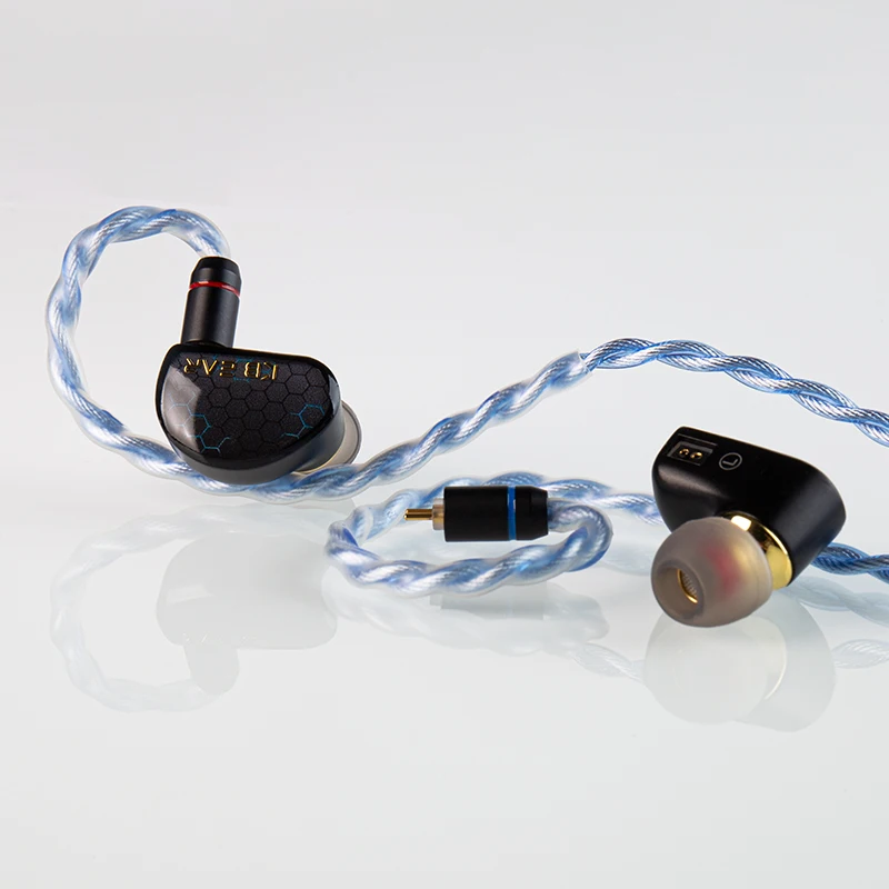 كابل مزجج مطلية بالفضة ، سلك ترقية الأذن ، MMCX ، 2Pin ، واجهة QDC ، عالية النقاء ، من من من من من ، من ، من ، في ،