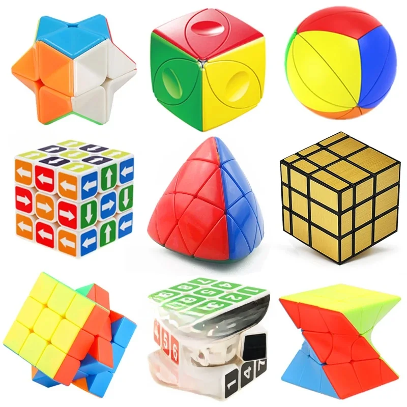Cube de vitesse magique 2x2x2 3x3x3, casse-tête, défi IQ, jeux ments pour enfants, développement éducatif, jouets d'intelligence
