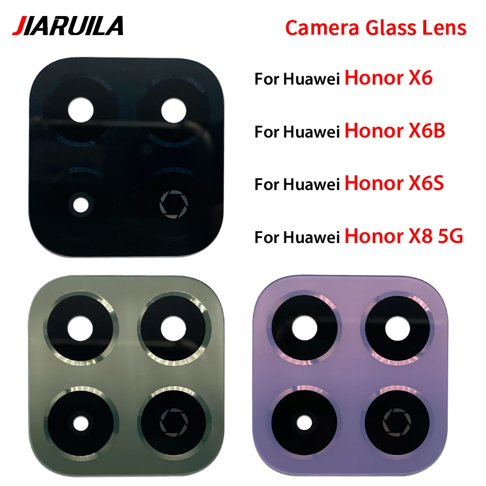 1 set Rear Camera Glass Lens For Huawei Honor X6 X6S X6B X8 5G With Repair Tools Replacement Parts