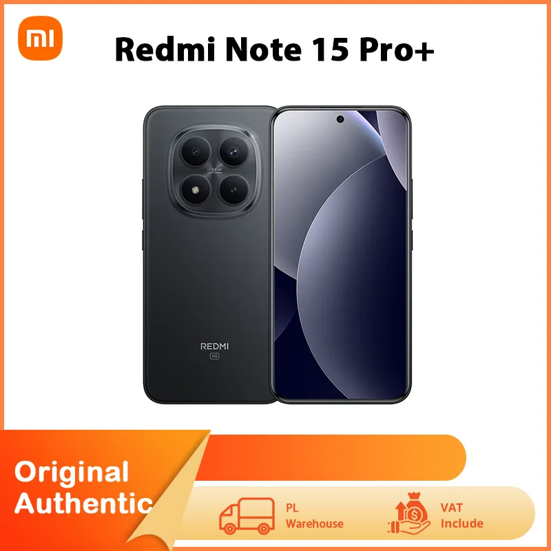 Xiaomi Redmi Note 15 Pro Plus 5G 8GB 256GB 12GB 512GB Smartphone NFC Batteria 6500mAh Ricarica Rapida 100W Fotocamera 200MP