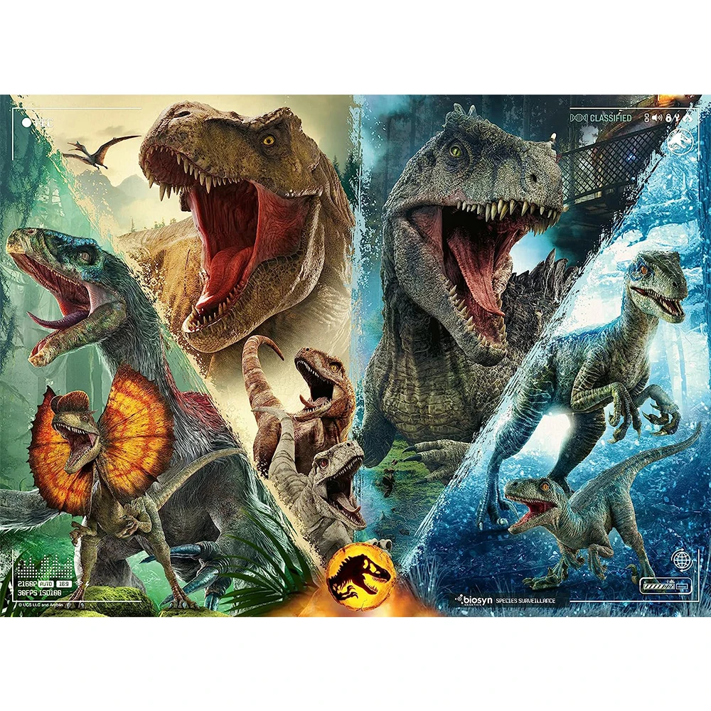 Puzzle Jurassic World: Dominion 100 pieces XXL, Ravensburger, 13341, original, toys, boys, girls, gifts, collector, shop, new, games, family, Puzzle