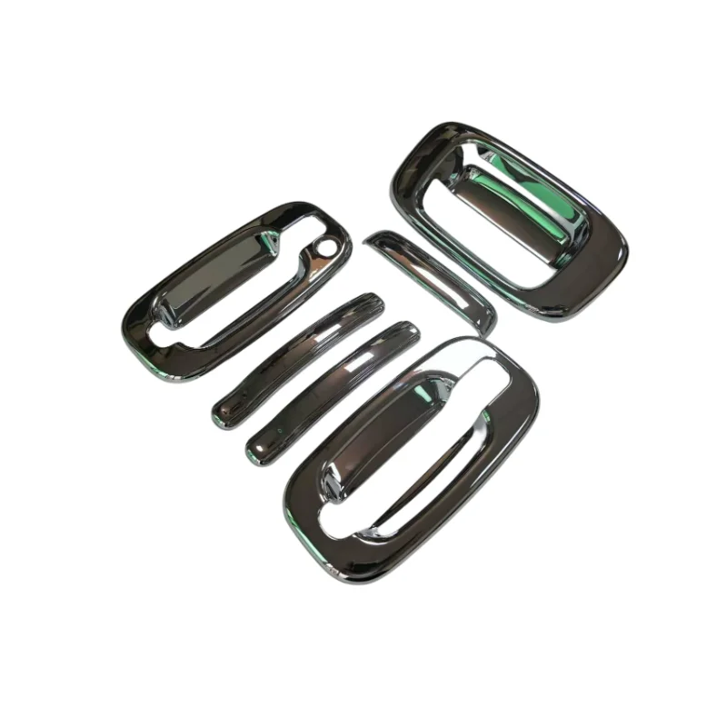 

A Set of ABS Chrome Door Handle and Tailgate Covers For 1999-2006 Chevrolet Chevy Silverado 1500 2500 3500 (2 Doors)