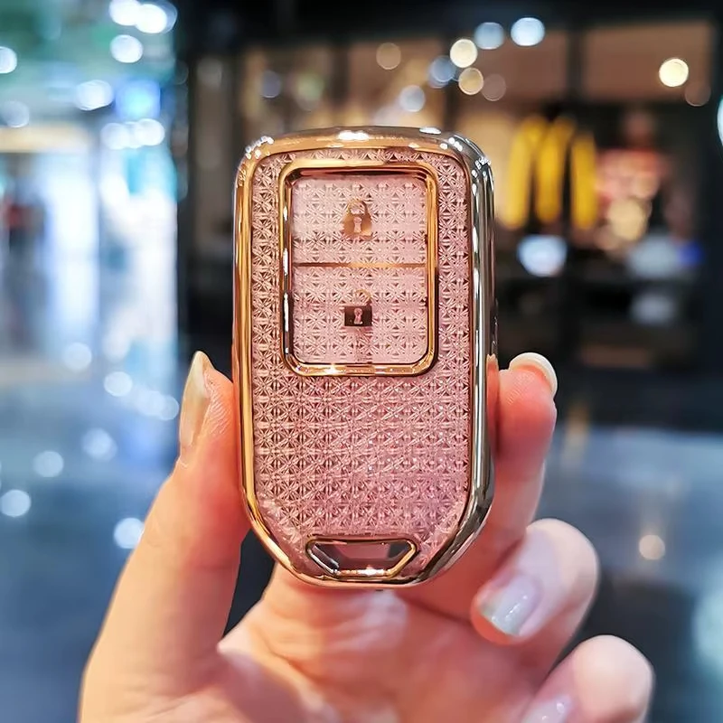 Car key case cover shell for honda VEZEL Accord CIVIC XRV BREEZE Crider CRV envix Jade fit URV car key bag car accessories