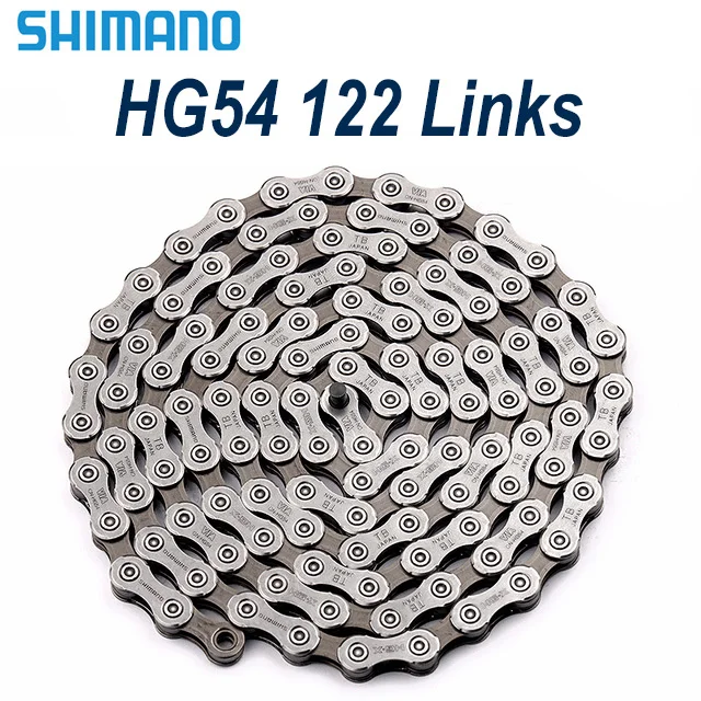 SHIMANO 10S HG54 HG95 Chain KMC X10 Mountain Bicycle 10V Current 114 116 122 Links eBike Chains 10Speed Road Bike Parts