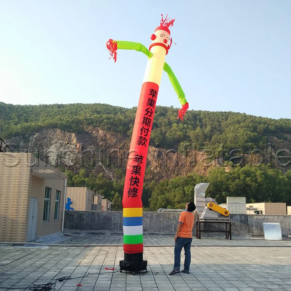 

Advertisement inflatable air dancer inflatable wave/wind man with fan