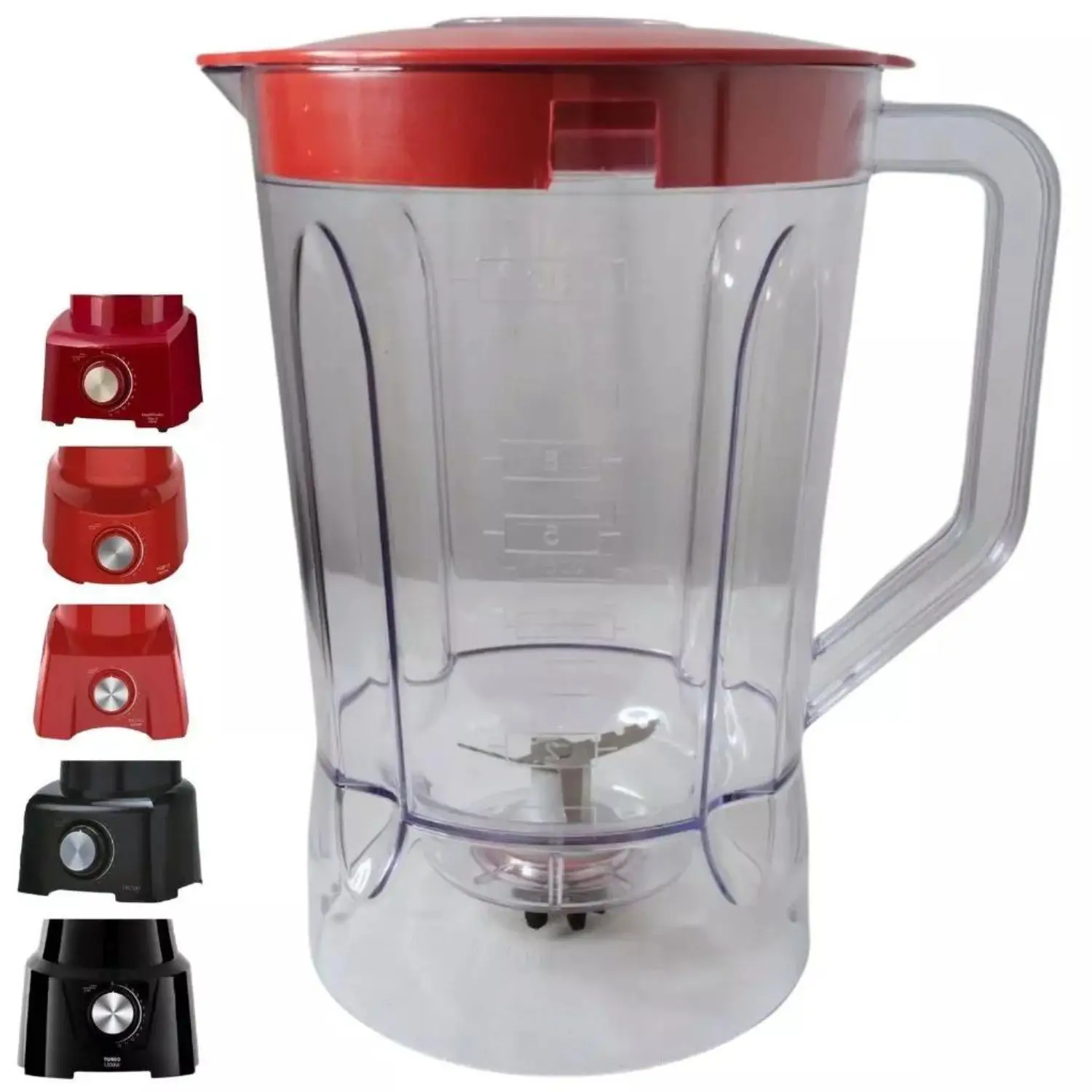 Philco PH700 900 BRIT B1000 PLQ915 Mixer Replacement Container,Red Lid, Jar, Blender Cup