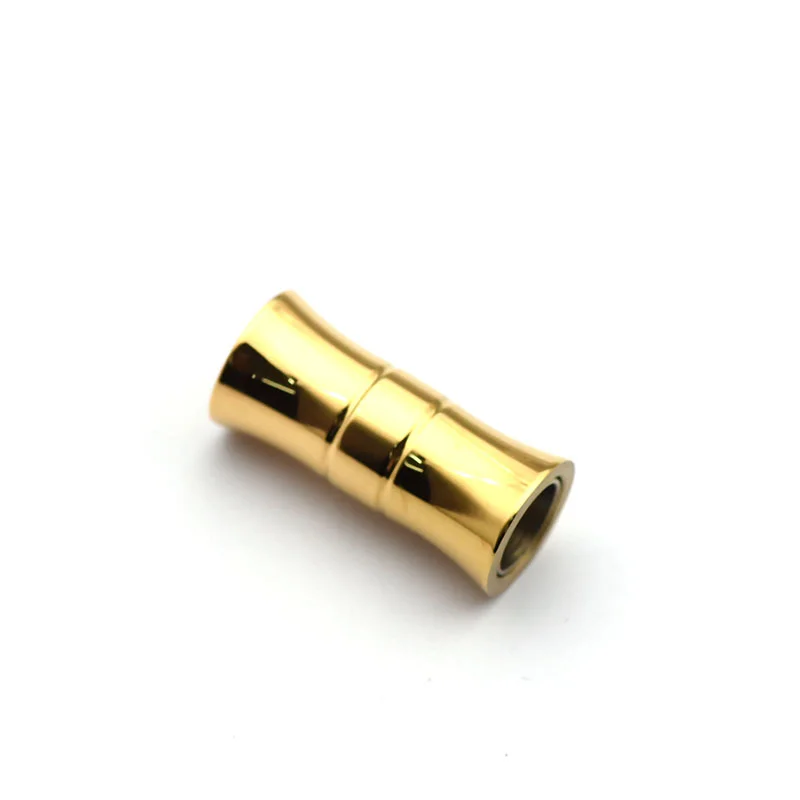 10pcs Stainless Steel Magnetic Clasps Hole 4/5/6mm For Leather Cord Clasp Magnet Buckle Jewelry Making DIY Bracelet Connectors