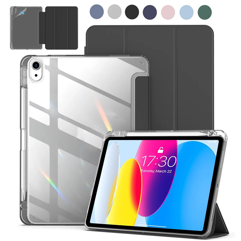 

Чехол для iPad A16 11-го поколения, для Air 11 M3, 10-го поколения 10.9, 7, 8, 9-го поколения 10.2, Air 4, 5, Pro 11, 12.9, 13 M2, 5, 6-го поколения 9.7, Mini 6, 7. Акриловый чехол.