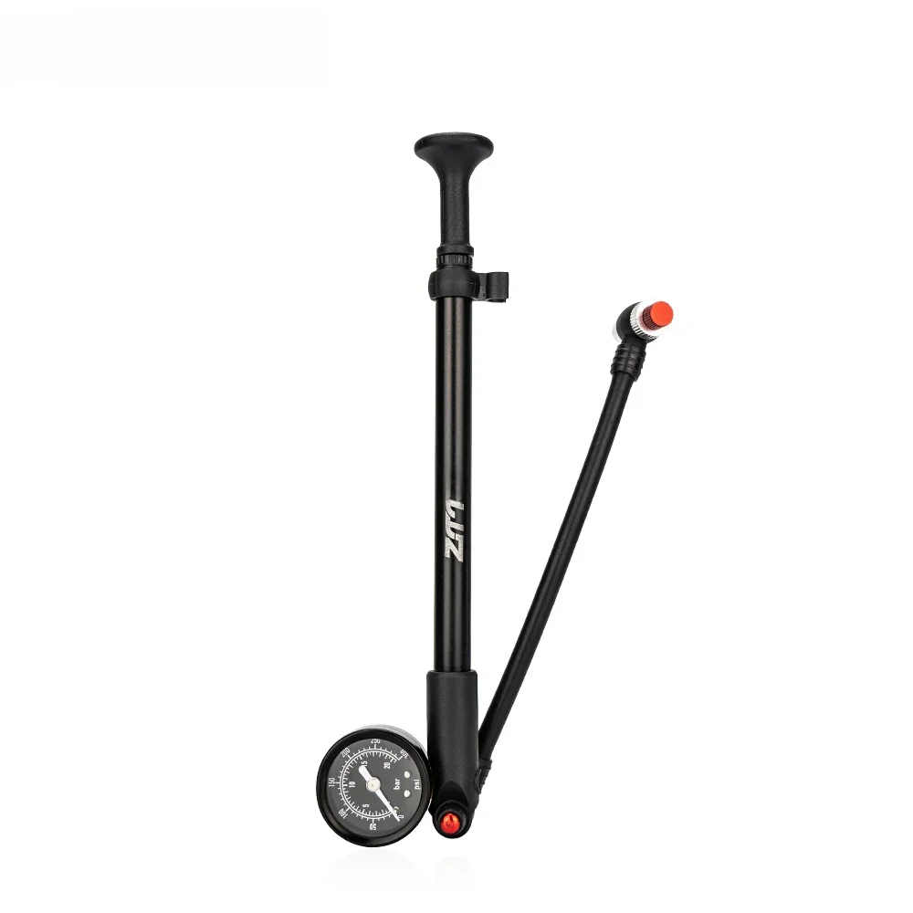 AliExpress NONE ZTTO 300psi High-pressure Air Pump With Gauge Portable Bicycle Fork Suspension Seatpost Tire Inflator For Schrader Presta Valve
