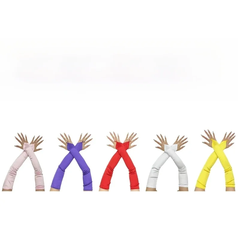 Gants de dîner de soirée avec satins pour bal d'opéra pour femmes et filles, thème des années 1920, danse d'opéra musicale