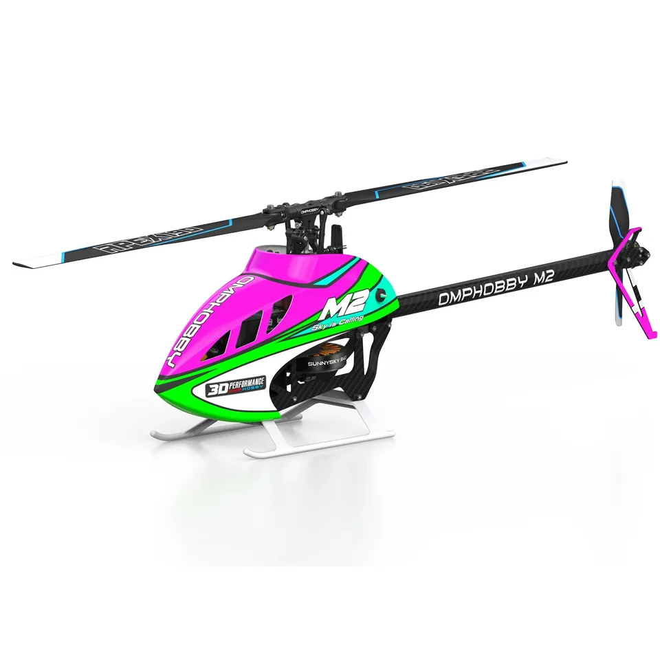 OMPHOBBY 3D RC ヘリコプター M2 V3 PRO ARTF 送信機と受信機なし