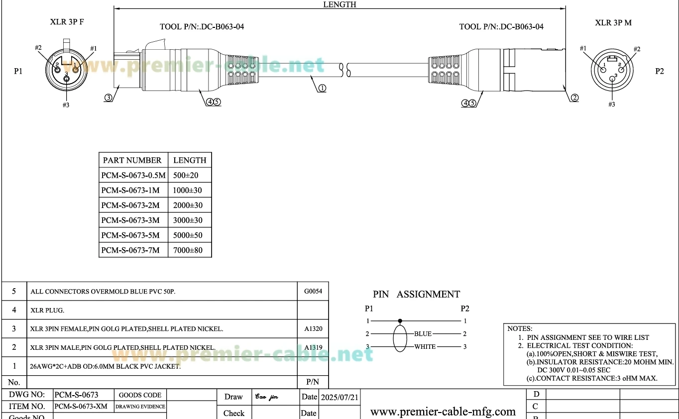 XLR-Mikrofonkabel DMX512 XLR 3-Pin Stecker auf Buchse Verlängerungskabel Dimmer-Dongle für Bühnenbeleuchtung, Mischpult, Lautsprecher, Audio – Detail 1