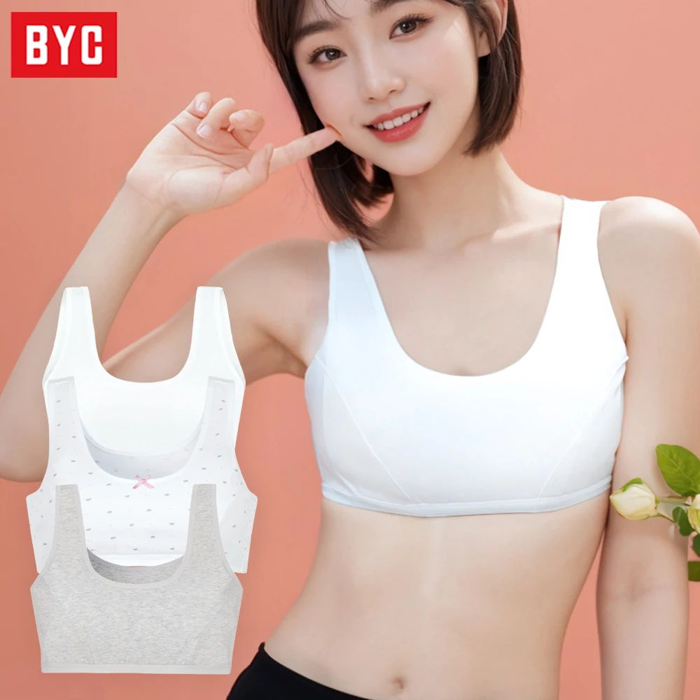 BYC 3 buy junior sports bra underwear Girls Primary School students bra