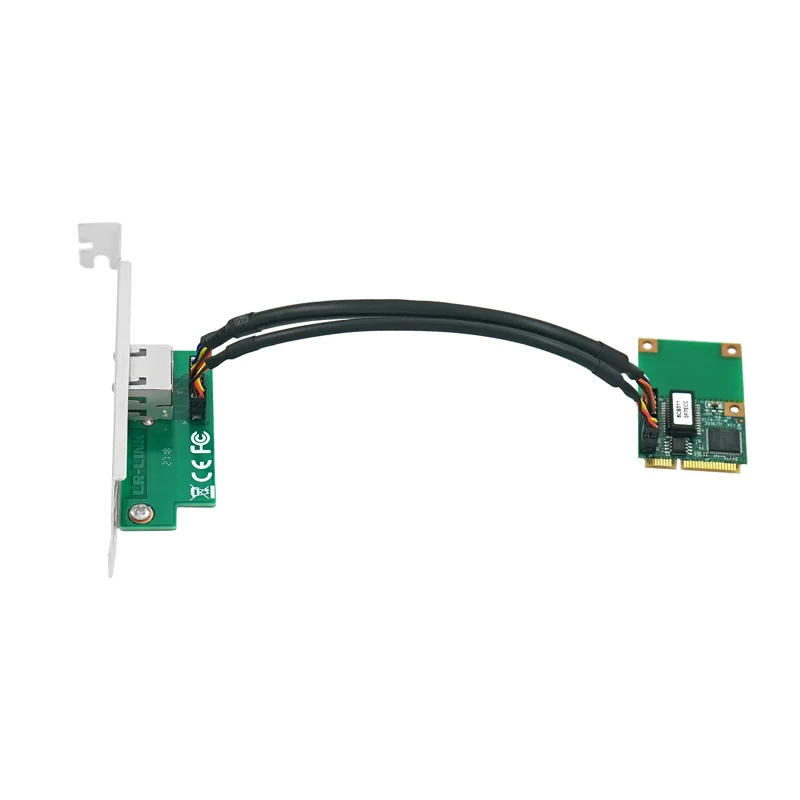 LR-LINK 2201pt mini pci-express gigabit ethernet lan cartão 10/100/1000 base-t rj45 pci-e placa de rede nic