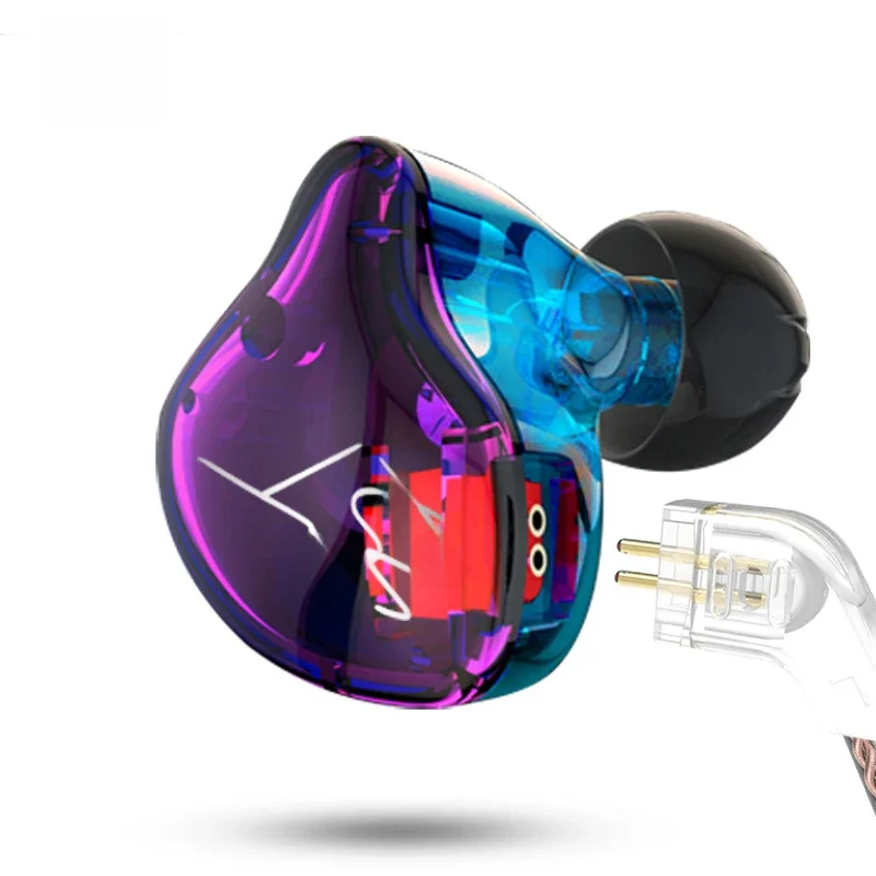 KZ ZST słuchawki Bluetooth 1DD + 1BA sterownik dynamiczny i armatura w monitorach dousznych izolacja szumów muzyka HiFi sportowe słuchawki douszne zestaw słuchawkowy — zdjęcie produktu 7