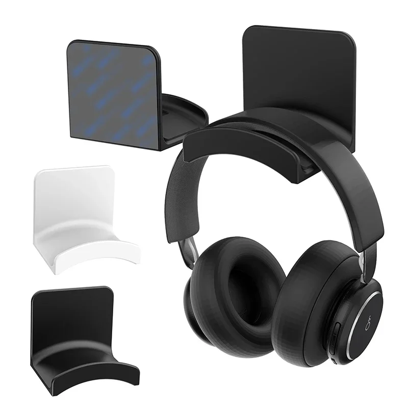 Universal Wall Mounted Headphone Stand, Gaming Controller Holder, Headset Display Rack, Under Desk