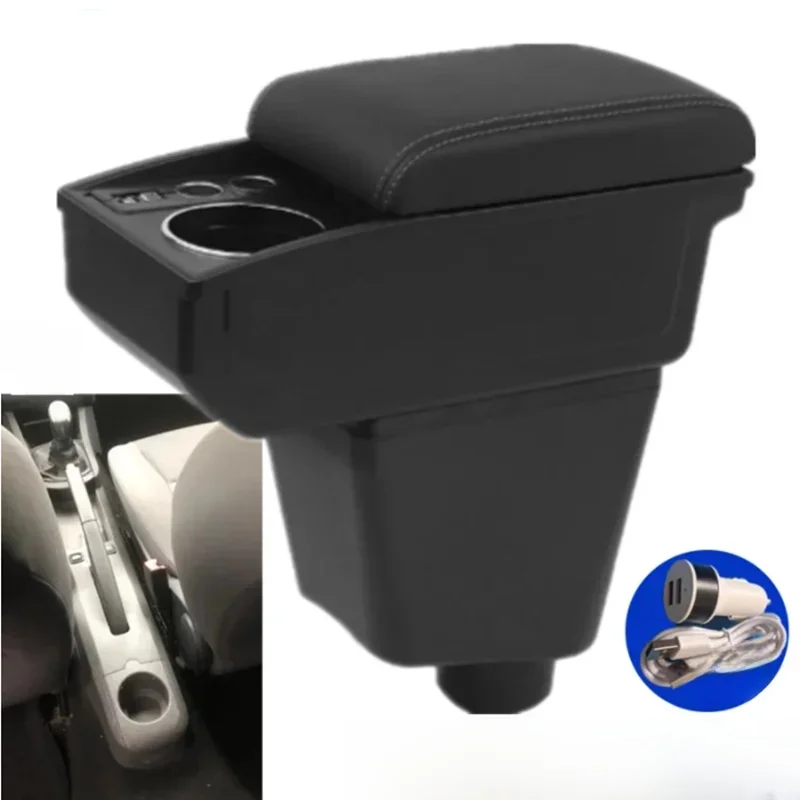Do SEAT Ibiza III 2001-2008 Podłokietnik Do Seat Ibiza 6j Ibiza 6L Podłokietnik samochodowy Dedykowany schowek Akcesoria samochodowe — zdjęcie 2
