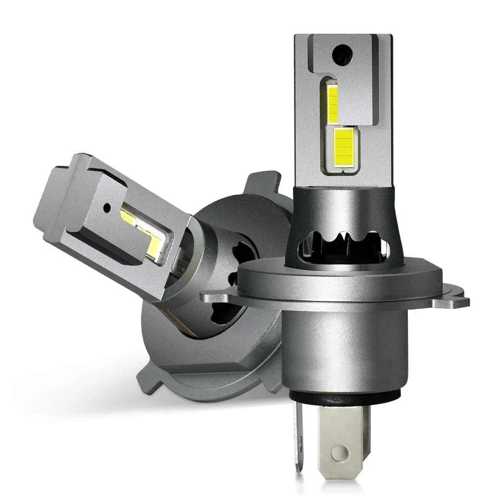 40000LM Canbus H4 LED-Scheinwerferlampen 9003 HB2 Fern- und Abblendlicht 120 W/Paar Autolichter 24 CSP 3570 Turbo-LED-Diodenlampen 12 V 6500 K