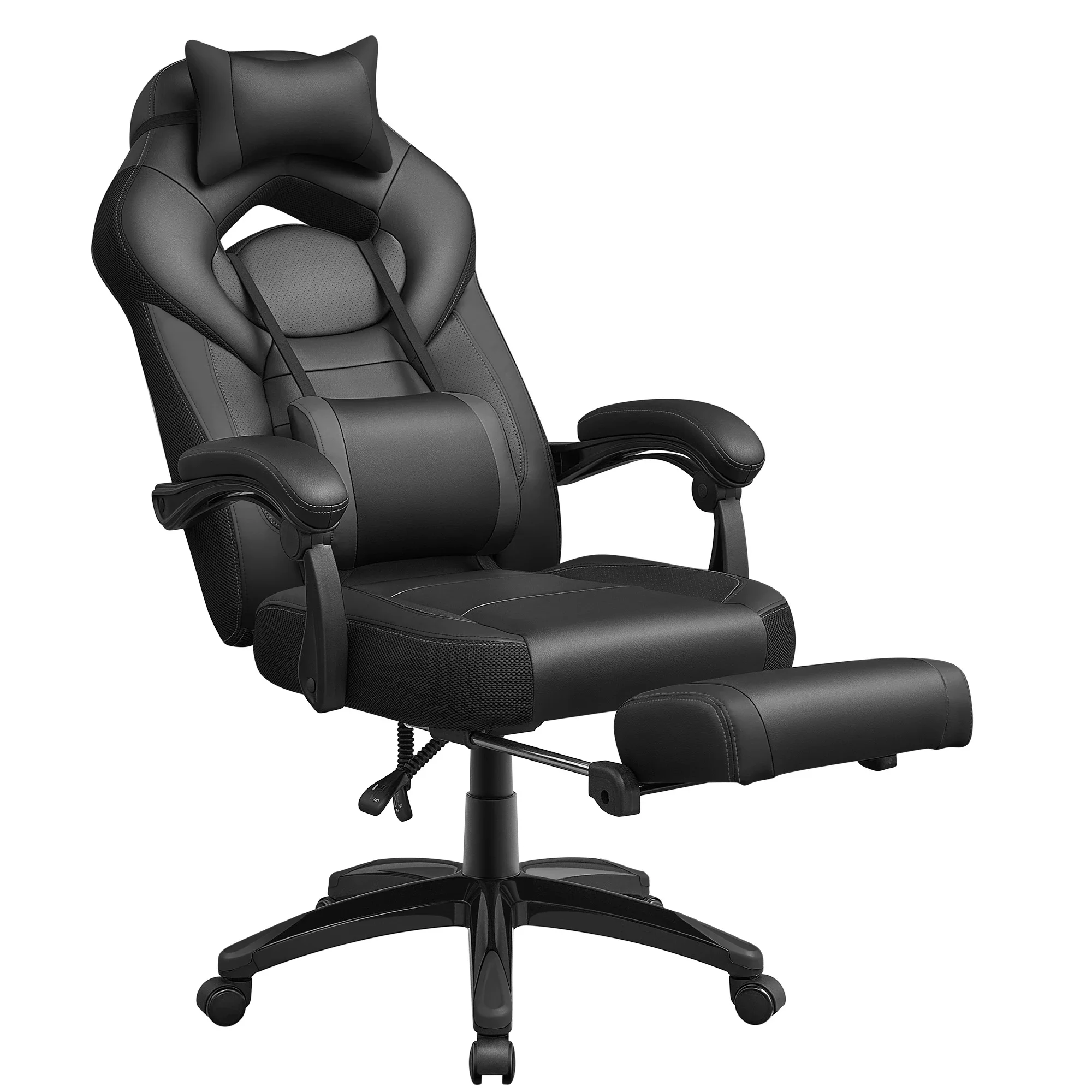 SONGMICS Gaming-Stuhl, Bürostuhl, höhenverstellbar, Home-Office