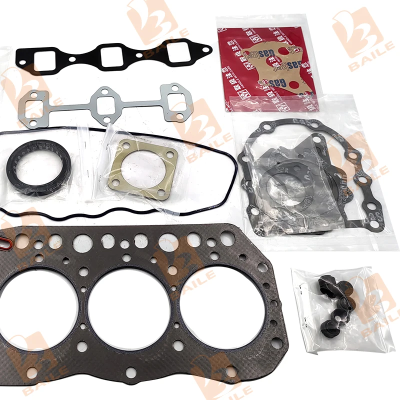 For Yanmar 3TNC78 Full Gasket Kit Engine With Cylinder Head Gasket