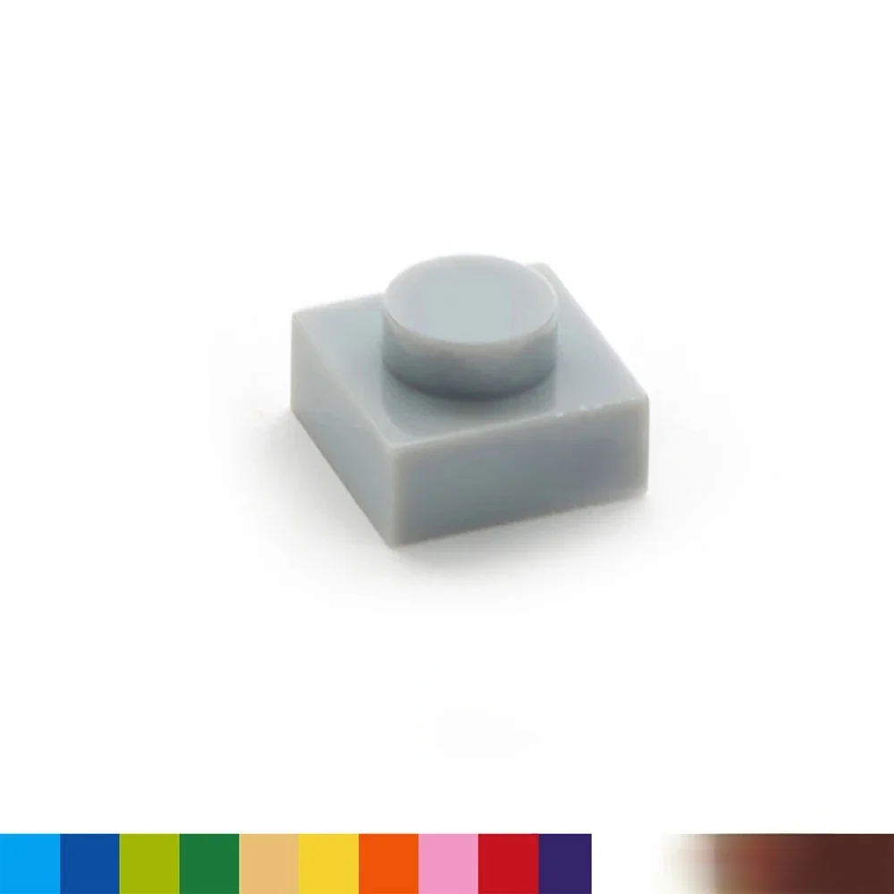 Blocs de construction pour enfants, 300 pièces, figurines fines, briques 1x1 points, 25 couleurs, taille créative éducative, compatibles avec 3024 jouets pour enfants