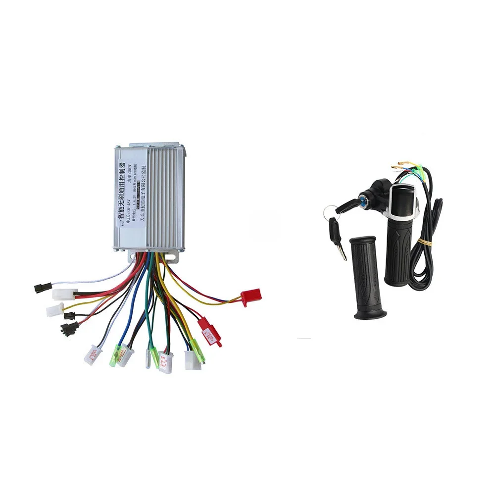 AliExpress Electric Bike Scooter Accessories Motor Brushless Controller & Throttle Twist Grip 36V/48 350W For